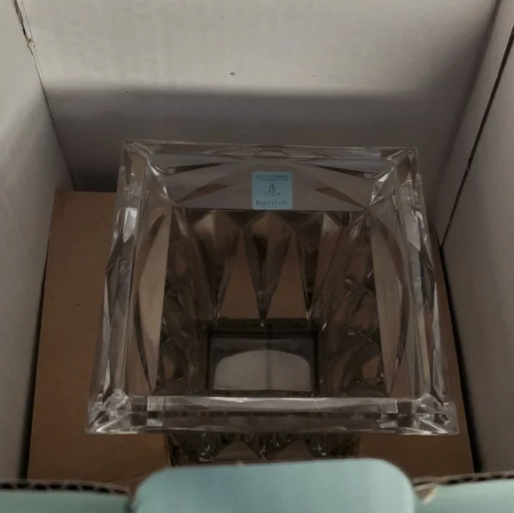 Partylite Crystal Collection Quad Pedestal P7967 Votive Candle Holder 10223 - Picture 4 of 7